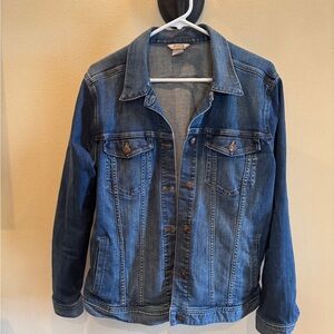 Duluth Trading Co classic women’s denim jean jacket size large